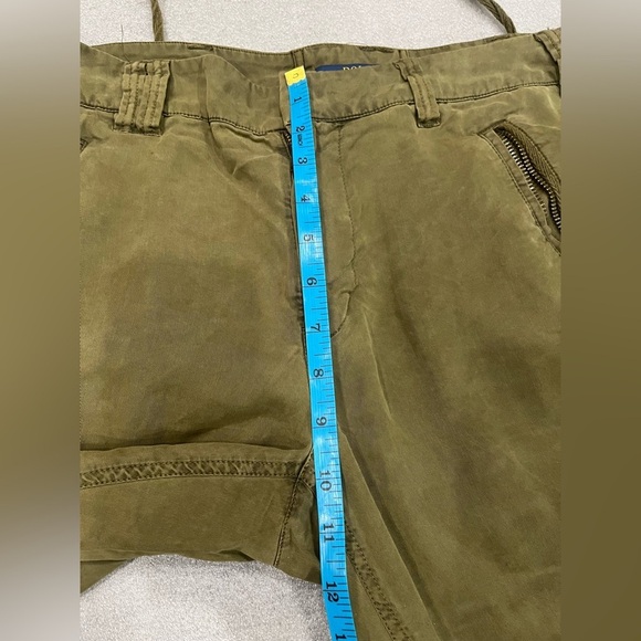 [US10]Polo by Ralph Lauren Green Cargo Pants Jogger Tencel WMN Military - Picture 6 of 7